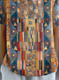 Casual Lapel Short Sleeve Printed Shirt