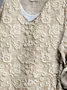 V Neck Floral Loose Casual T-Shirt