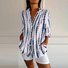 Casual Lapel Short Sleeve Printed Shirt