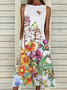 Crew Neck Casual Regular Fit Dress With No Belt