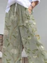 Simple Leaf Loose Pants