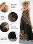 Crew Neck Ethnic Regular Fit Dress With No Belt