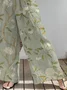 Simple Leaf Loose Pants