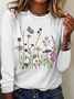 Realaxed Wildflowers Casual Long Sleeve Shirt