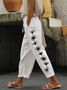Women's Spring Floral Print Casual Pants