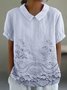 Plain Loose Simple Blouse