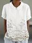 Plain Loose Simple Blouse