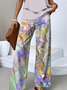 Regular Fit Casual Crew Neck Two-Piece Set With No