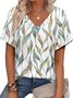 V Neck Casual T-Shirt