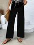 Women's Floral Print Casual Fashion Vest Pants Two-Piece Set