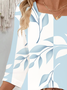 Women's Floral Print Casual Fashion Blouse