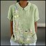 Loose Shawl Collar Casual T-Shirt