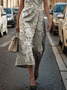 Women's Sleeveless Summer As Picture Floral Printing Crew Neck Daily Going Out Vintage Maxi H-Line Shift Dress Dress