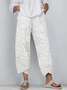 Women's Spring Floral Print Casual Pants