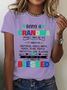 Being A Grandma Doesn't Make Me Old It Makes Me Blessed Cotton T-Shirt