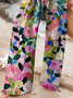 Women's  H-Line Baggy Pants Daily Going Out Pants As Picture Casual Printing Floral Spring/Fall Pants