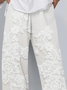 Women's Spring Floral Print Casual Pants