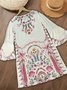 Floral Vacation Dress With No