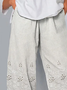 Women's Spring Floral Print Casual Pants