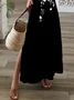 Women's Floral Print Casual V-Neck Short Sleeve Dress