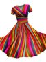 Regular Fit Vintage Dress With No