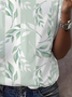 Women's Spring Floral Print Crew Neck Short Sleeve T-Shirt