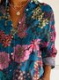 Casual Shirt Collar Regular Fit Floral Shirt