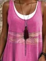 Regular Fit Vacation Dress With No
