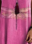 Regular Fit Vacation Dress With No