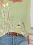 Women's Floral Print Casual Fashion Blouse