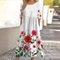 Regular Fit Crew Neck Casual Dress With No