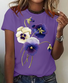 Flowers Vintage Print T-Shirt