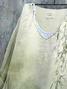 Women's Long Sleeve Blouse Spring/Fall Green Floral Printing V Neck Daily Going Out Casual Top