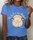 The Lord Is My Shepherd Easter Vintage Print T-Shirt