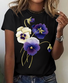 Flowers Vintage Print T-Shirt