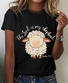 The Lord Is My Shepherd Easter Vintage Print T-Shirt