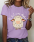 The Lord Is My Shepherd Easter Vintage Print T-Shirt
