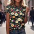 Crew Neck Casual T-Shirt