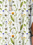 Floral Cotton Simple Blouse