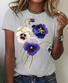 Flowers Vintage Print T-Shirt