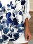 Women's Floral Spring Print Casual Shirt