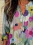 Women's Floral Spring Print Casual Shirt