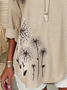 Women's Floral Spring Print Casual Shirt