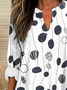 Women's Polka Dot Spring Printed Casual Shirt