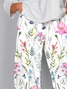 Women's Floral Spring Print Casual Pants