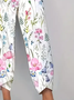 Women's Floral Spring Print Casual Pants