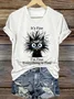 Casual Crew Neck Regular Fit Cotton T-Shirt