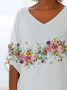 Women's Floral Print Casual Blouse