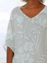 Women's Floral Print Casual Blouse