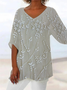 Women's Floral Print Casual Blouse